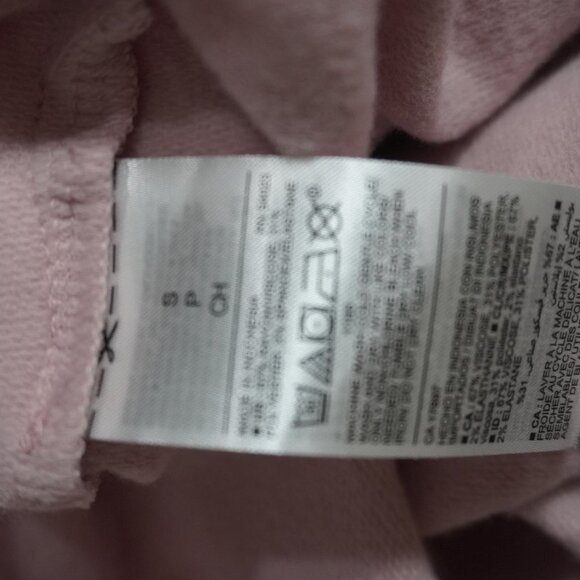 Old Navy Womens Light Pink Cowl Neck Long Sleeve Fleece Sweat Shirt Size Small - Picture 8 of 8